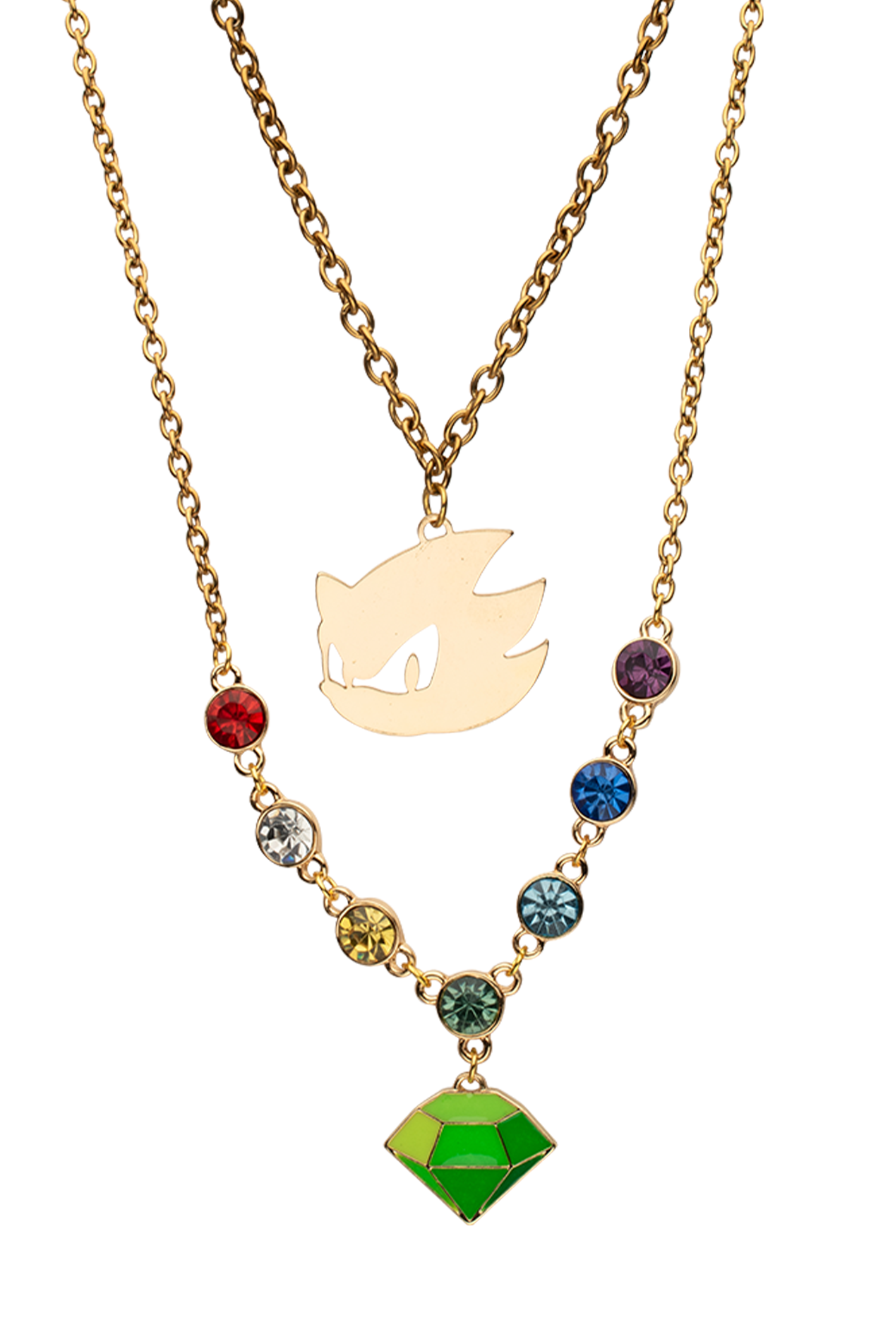 Sonic the Hedgehog: Super Sonic Emeralds Necklace