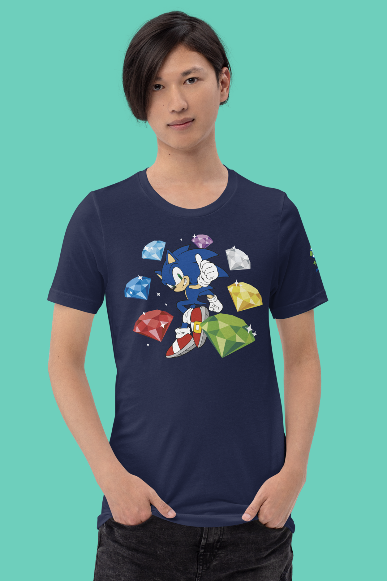 Sonic the Hedgehog: 35th Anniversary Chaos Emerald Tee