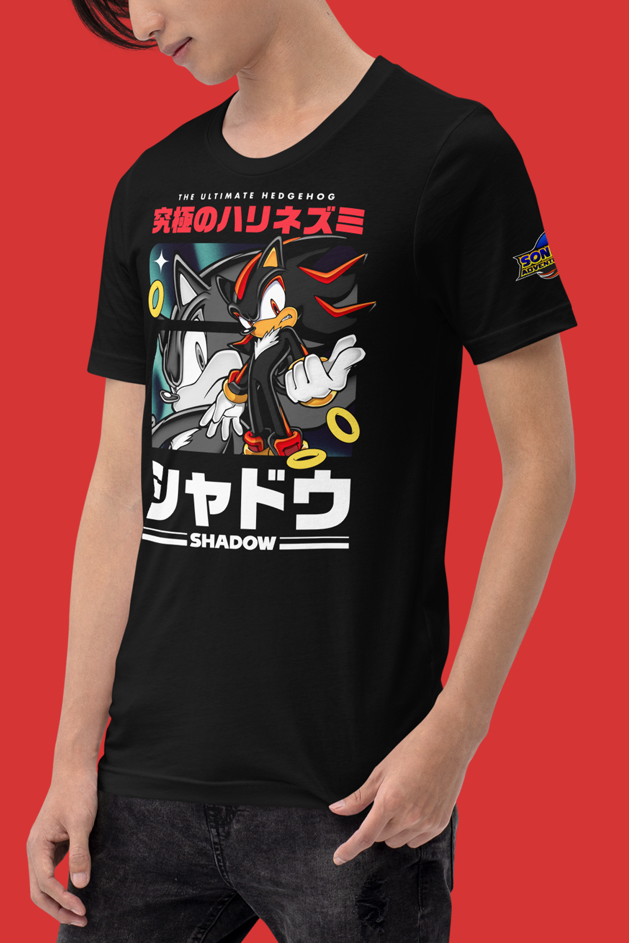 Sonic the Hedgehog: Sonic Adventure 2 Shadow Tee – SEGA Shop Sonic the Hedgehog: Sonic Adventure 2 Shadow Tee – SEGA Shop