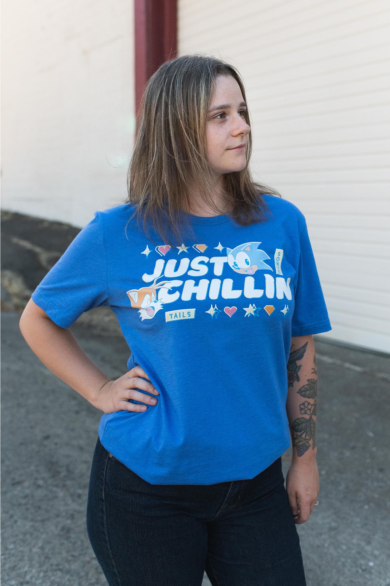 Sonic The Hedgehog: Sonic Just Chillin Tee