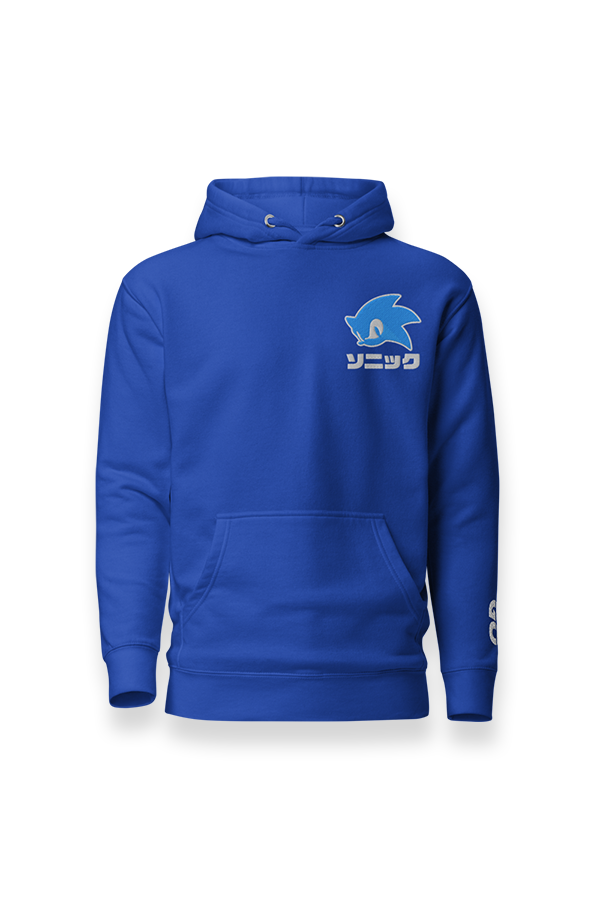 Sonic Let's Go Embroidered Hoodie – SEGA Shop