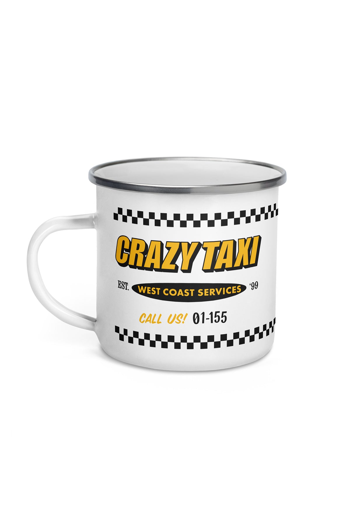 Crazy Taxi Classic Enamel Mug