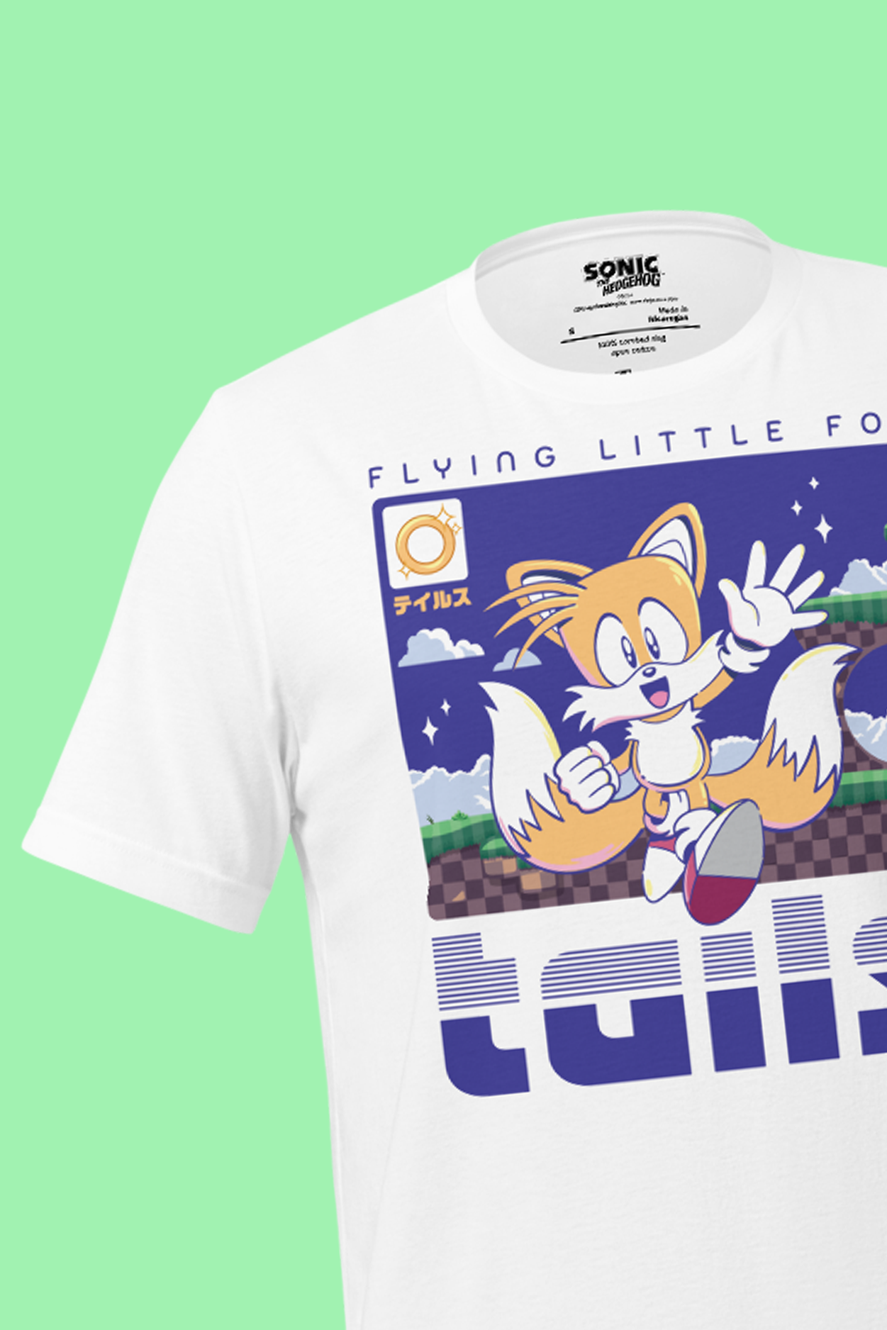 Sonic the Hedgehog: Tails Flying Little Fox Tee
