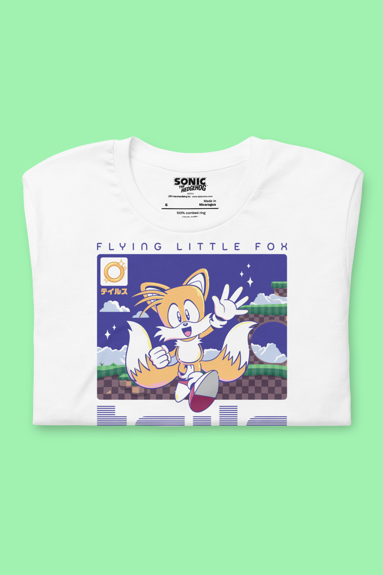 Sonic the Hedgehog: Tails Flying Little Fox Tee