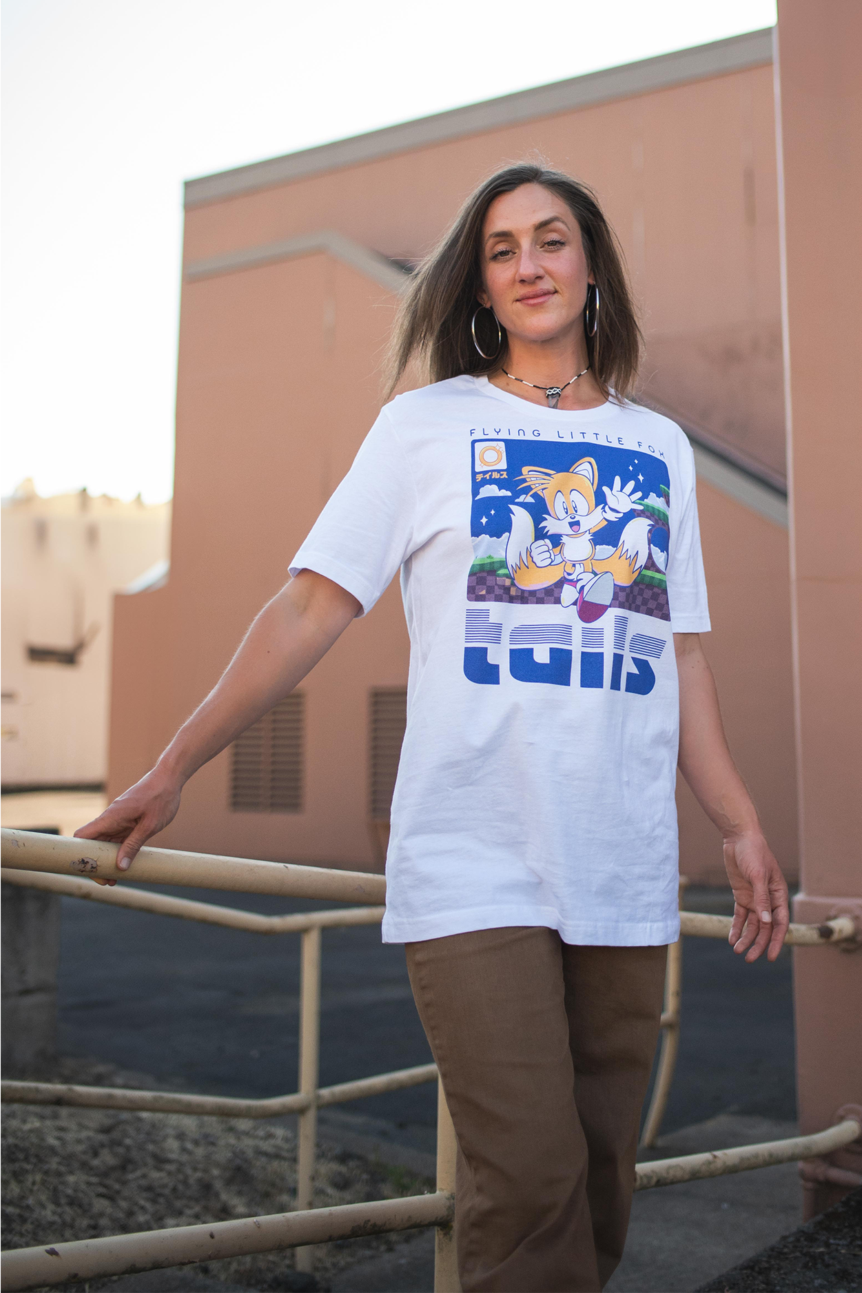 Sonic the Hedgehog: Tails Flying Little Fox Tee