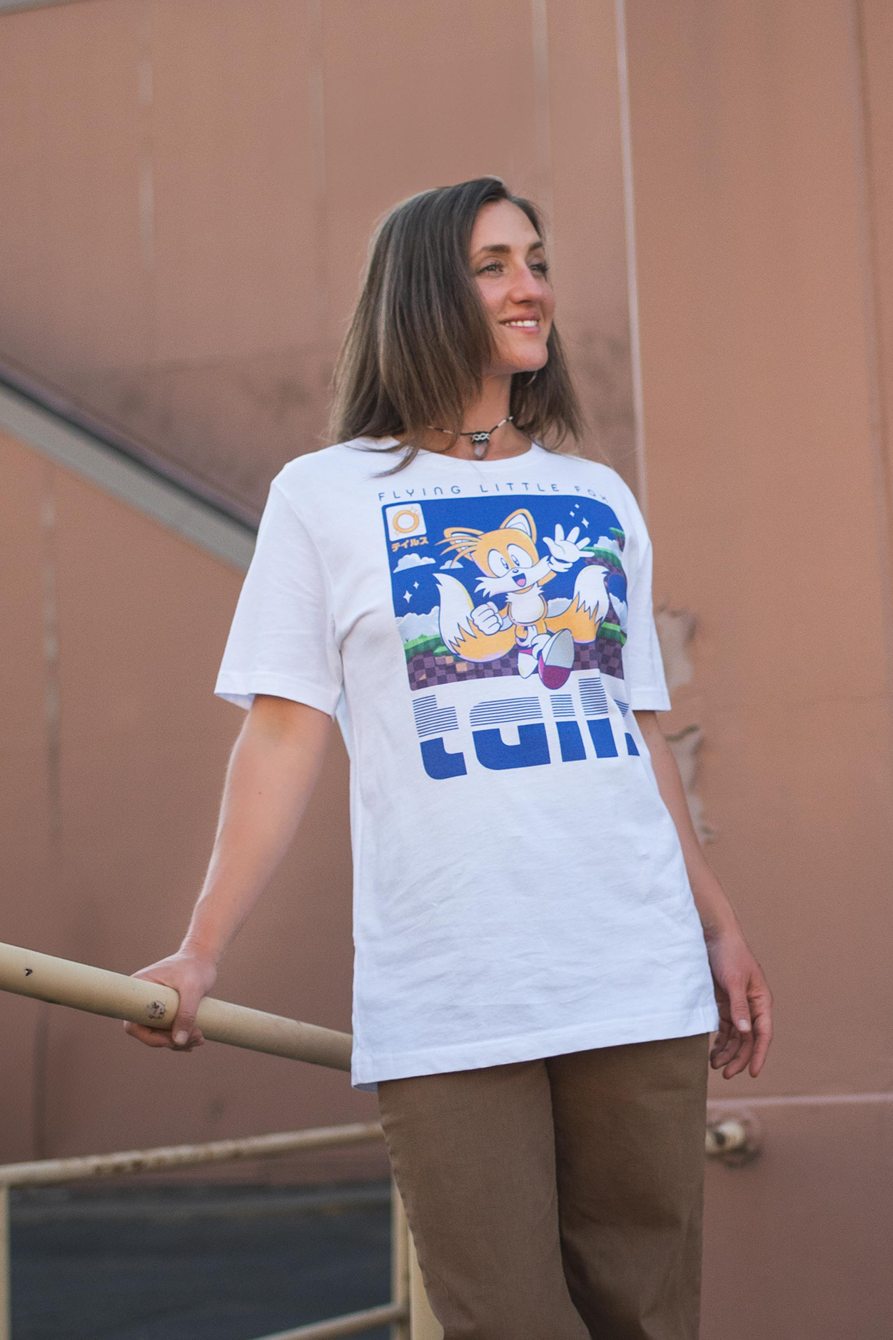 Sonic the Hedgehog: Tails Flying Little Fox Tee