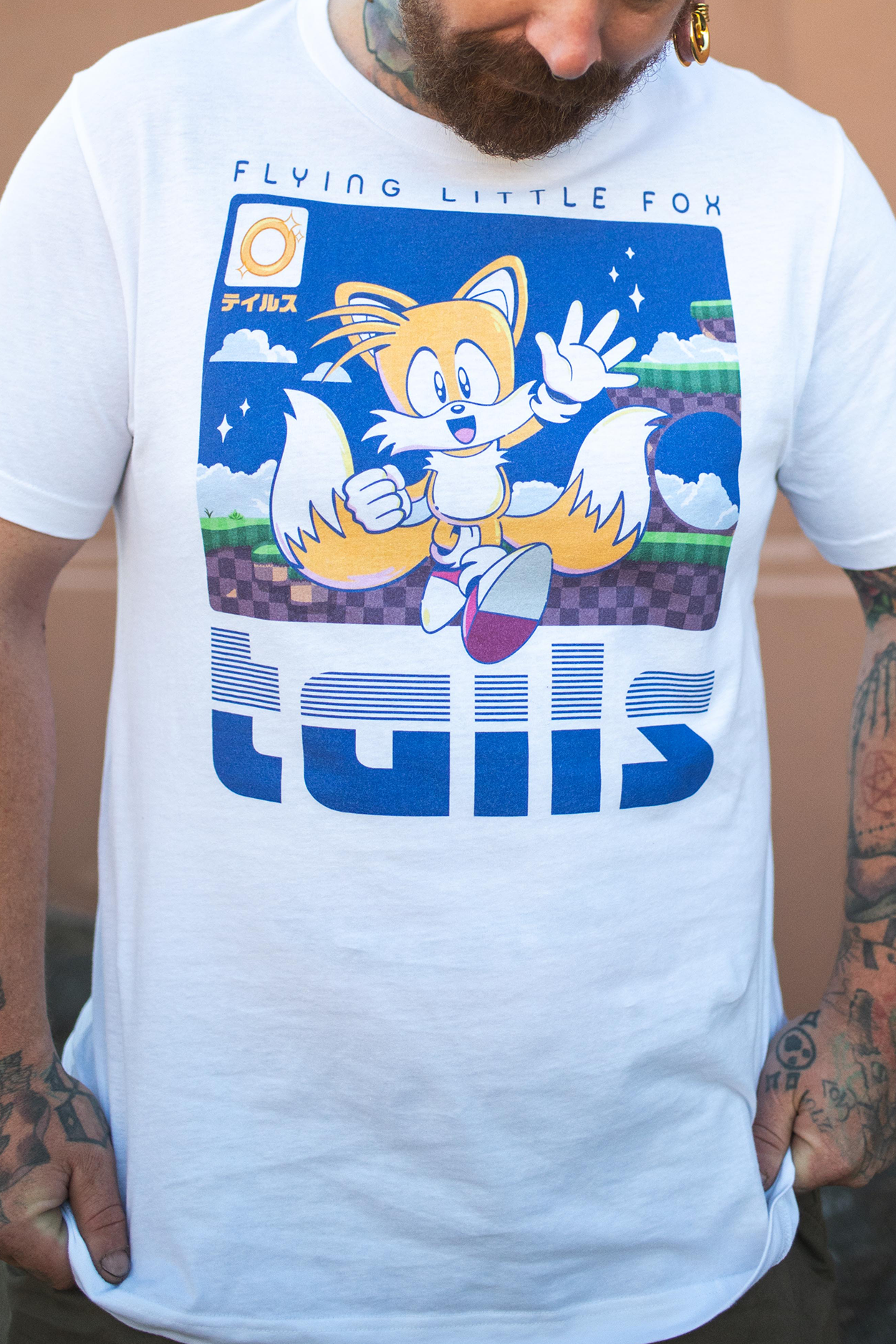 Sonic the Hedgehog: Tails Flying Little Fox Tee