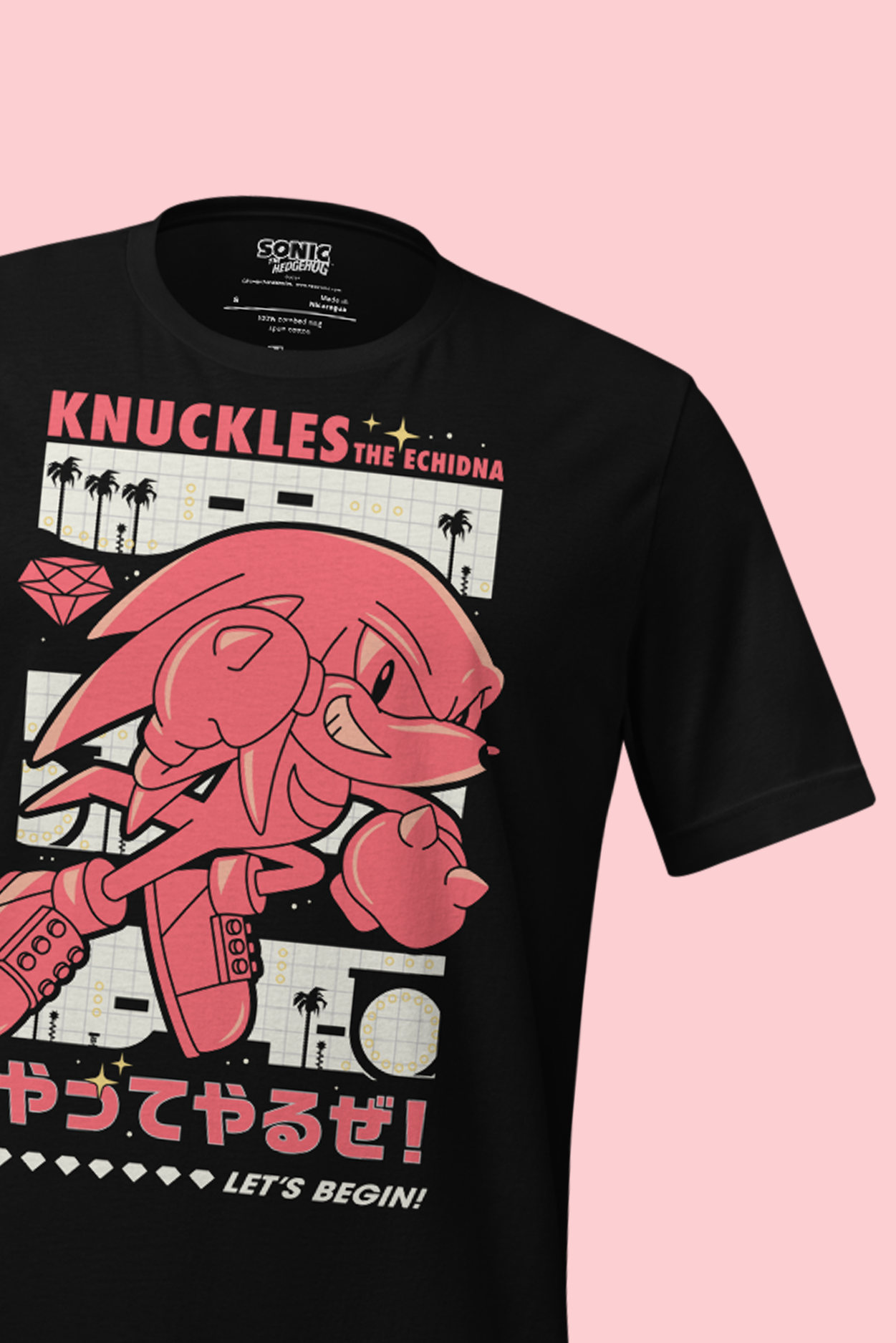 Sonic The Hedgehog: Knuckles Let's Begin Tee