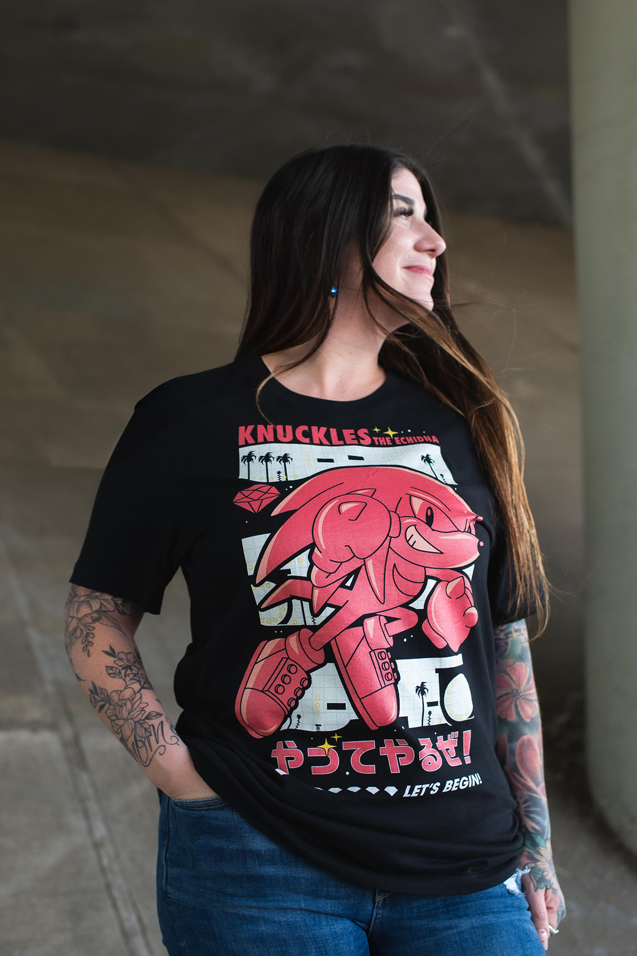 Sonic The Hedgehog: Knuckles Let's Begin Tee