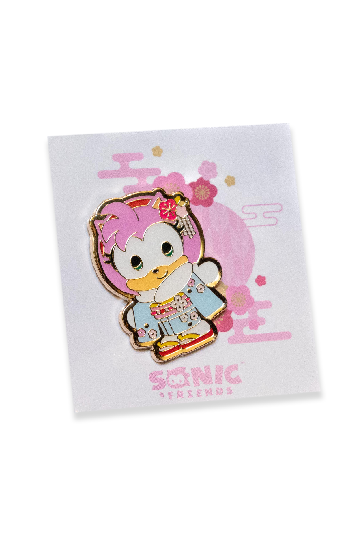 Sonic The Hedgehog: Kimono Series Winter Outing Amy Enamel Pin