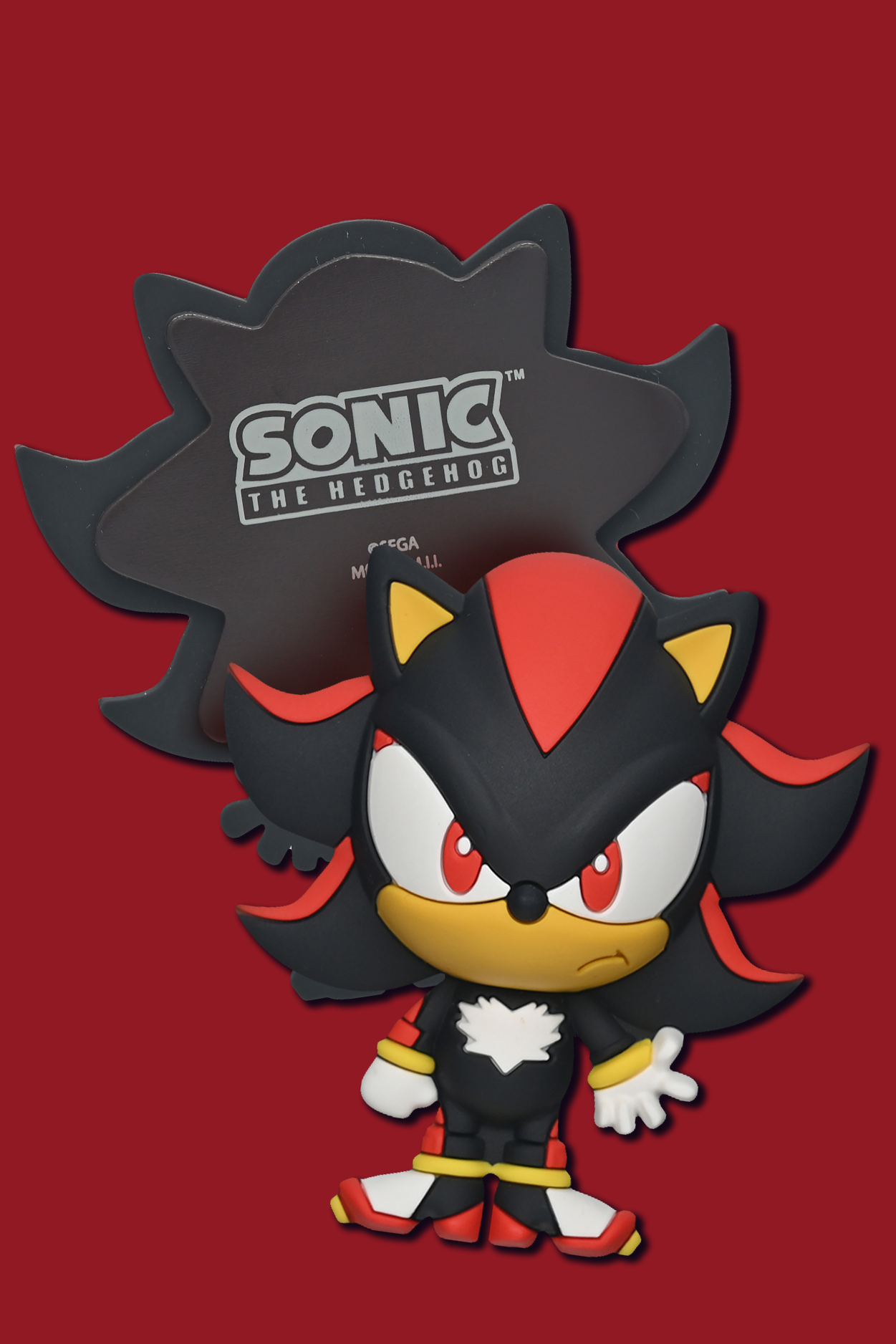 Funko Pop! vinyl figure of Shadow the Hedgehog against a red background