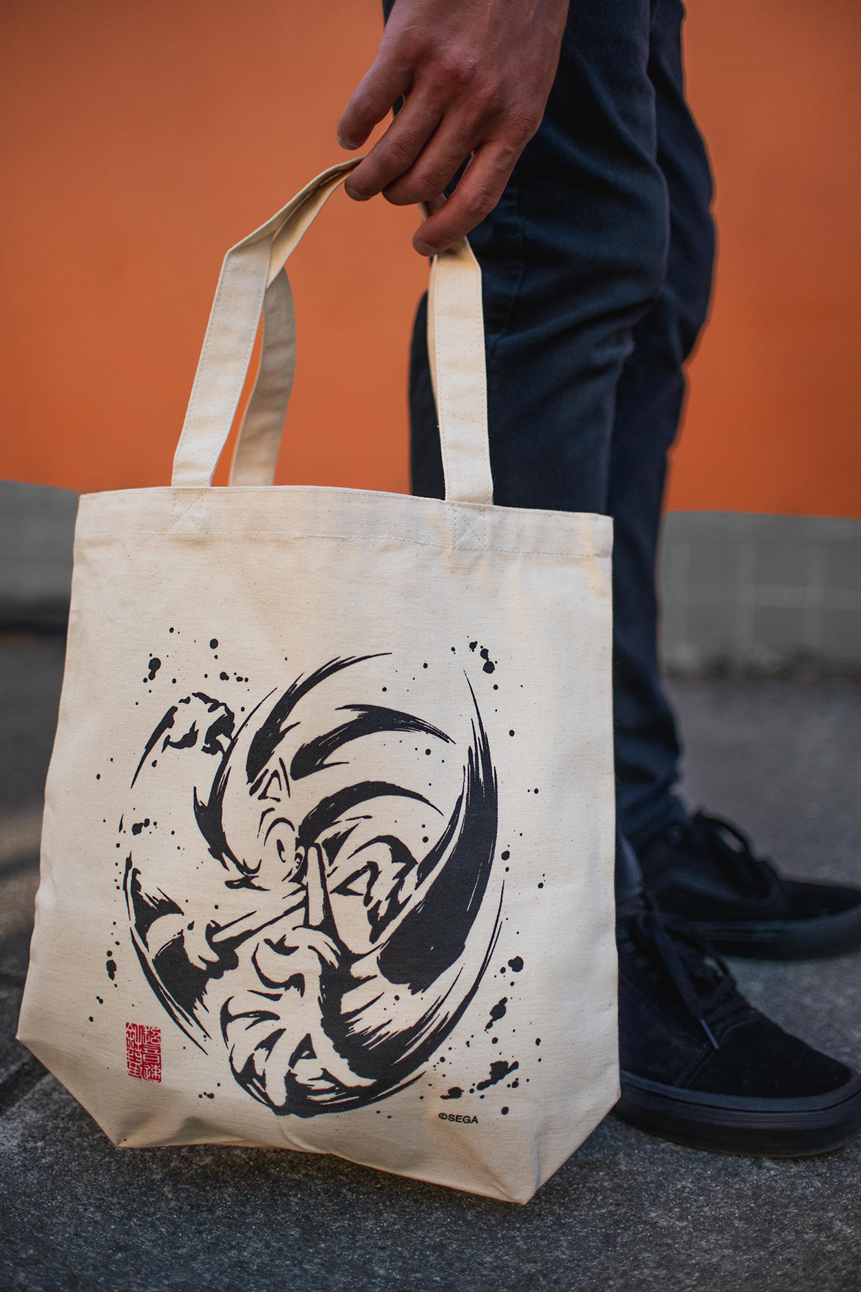 Sonic the Hedgehog: Sumi-e Sonic Tote Bag Sonic