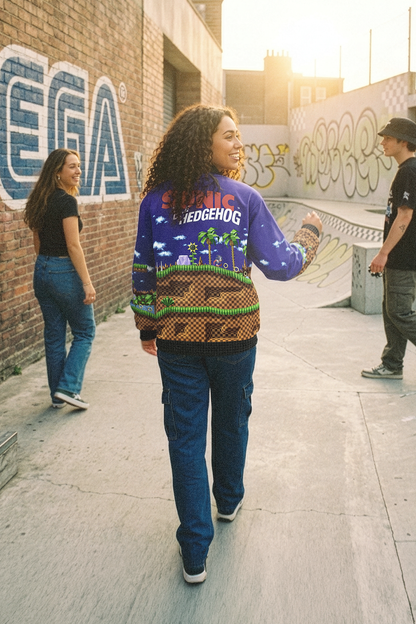 Sonic the Hedgehog: Green Hill Zone Bomber Jacket