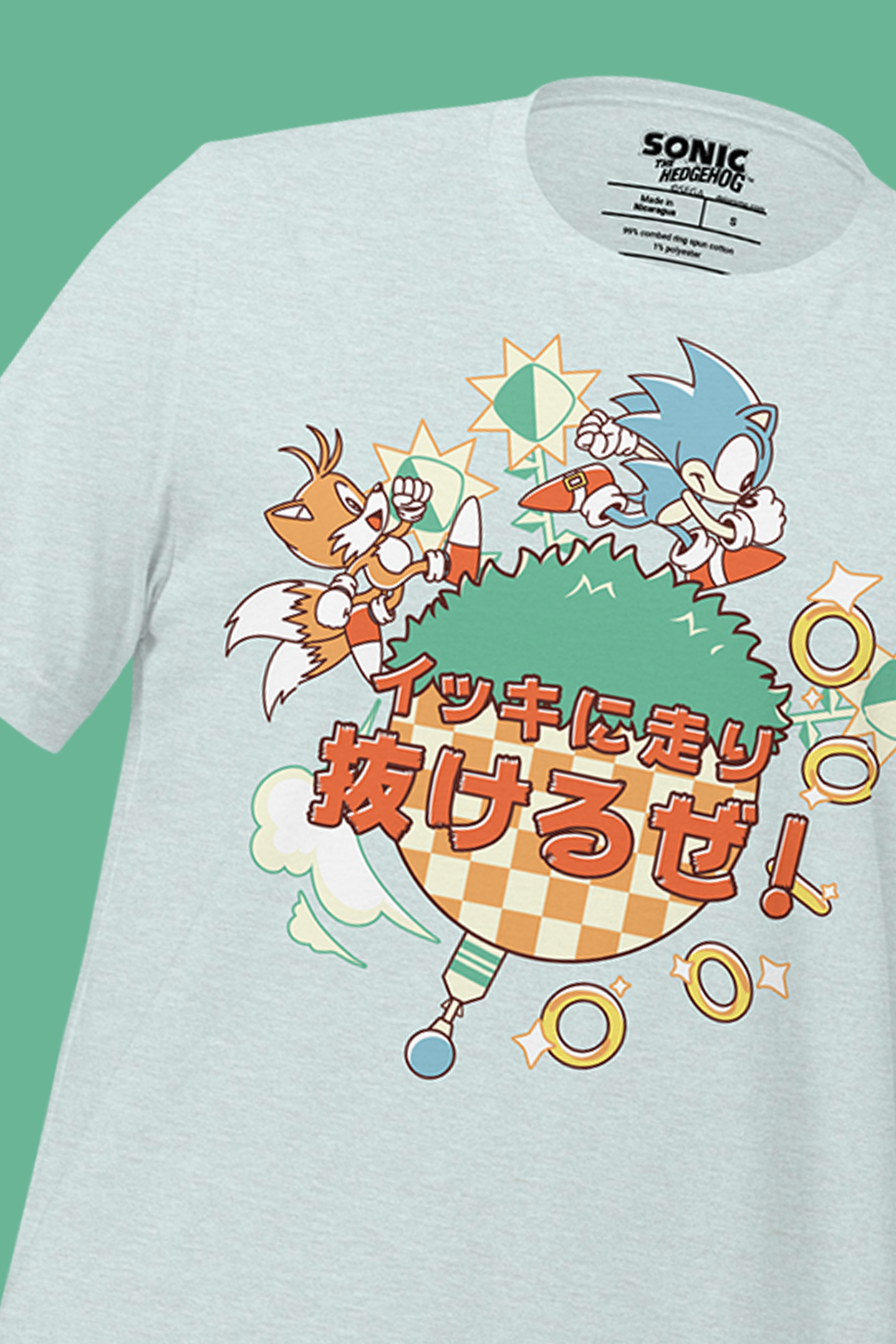 Sonic the Hedgehog: Let's Run Sonic & Tails Tee