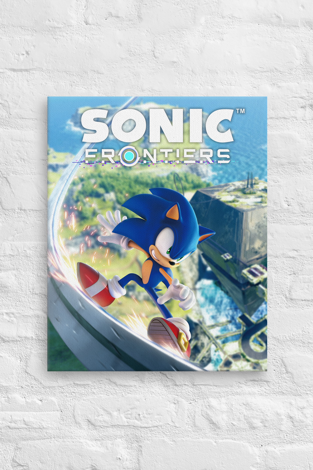 Sonic the Hedgehog: Sonic Frontiers Key Art Canvas Print