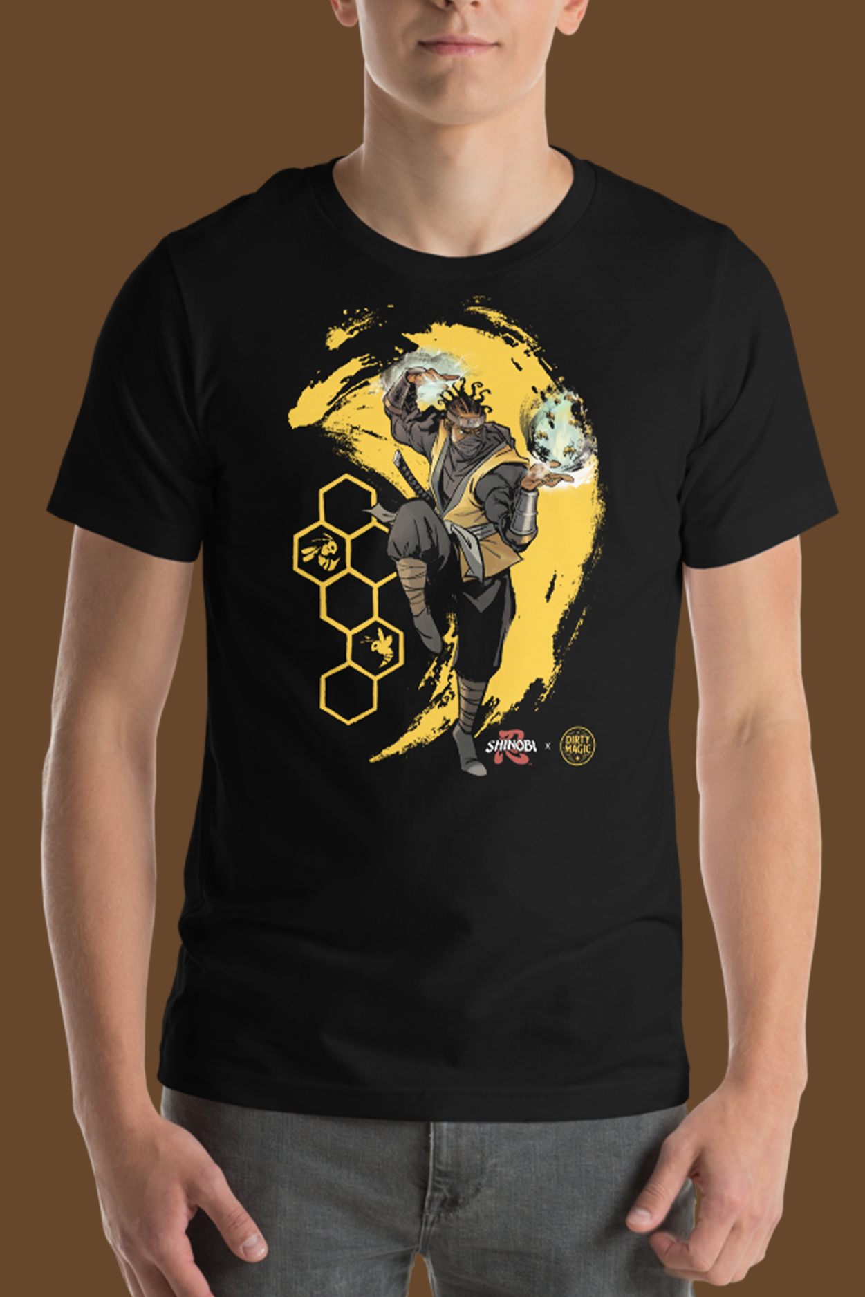 SHINOBI X Dirty Magic Wave Tee