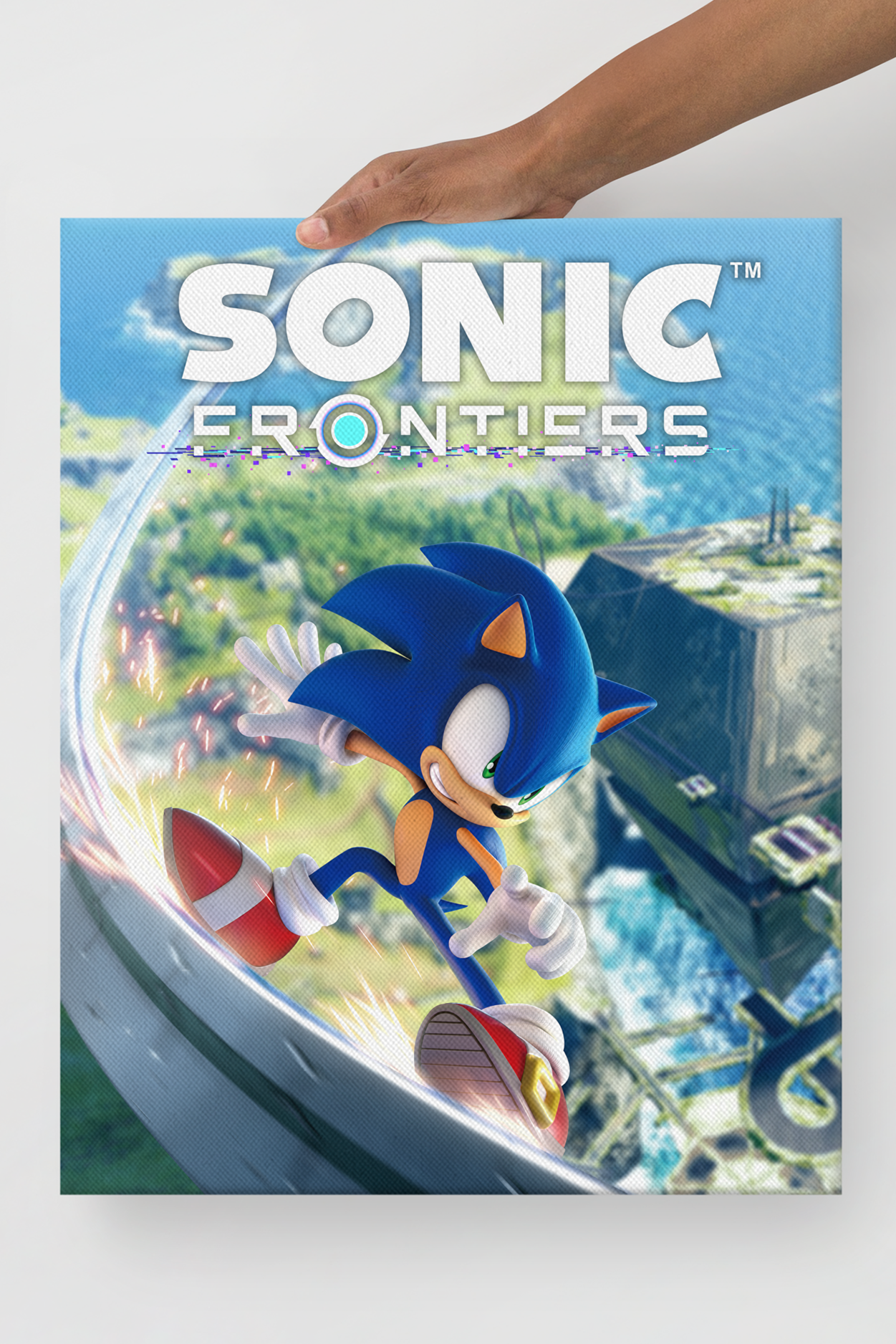 Sonic the Hedgehog: Sonic Frontiers Key Art Canvas Print
