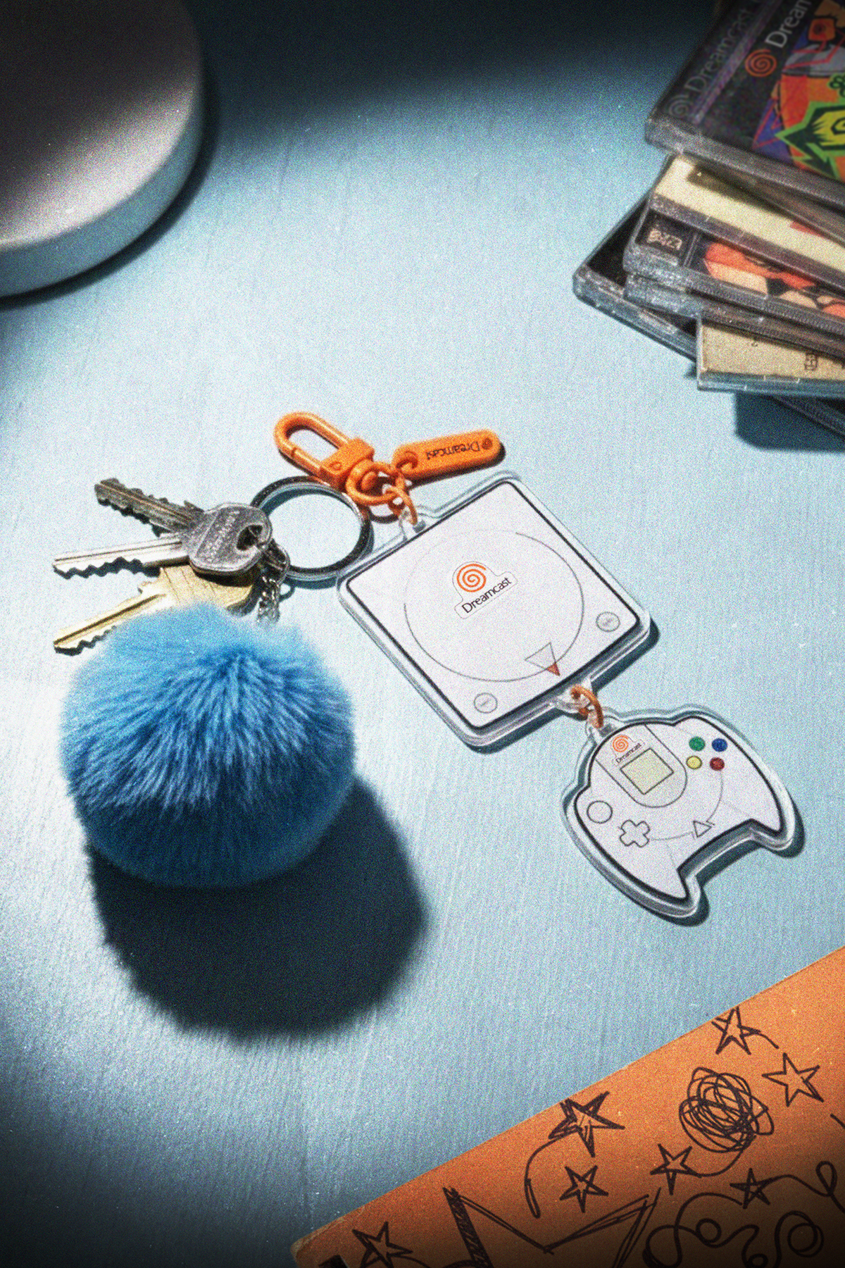 SEGA Dreamcast Console Life Keychain