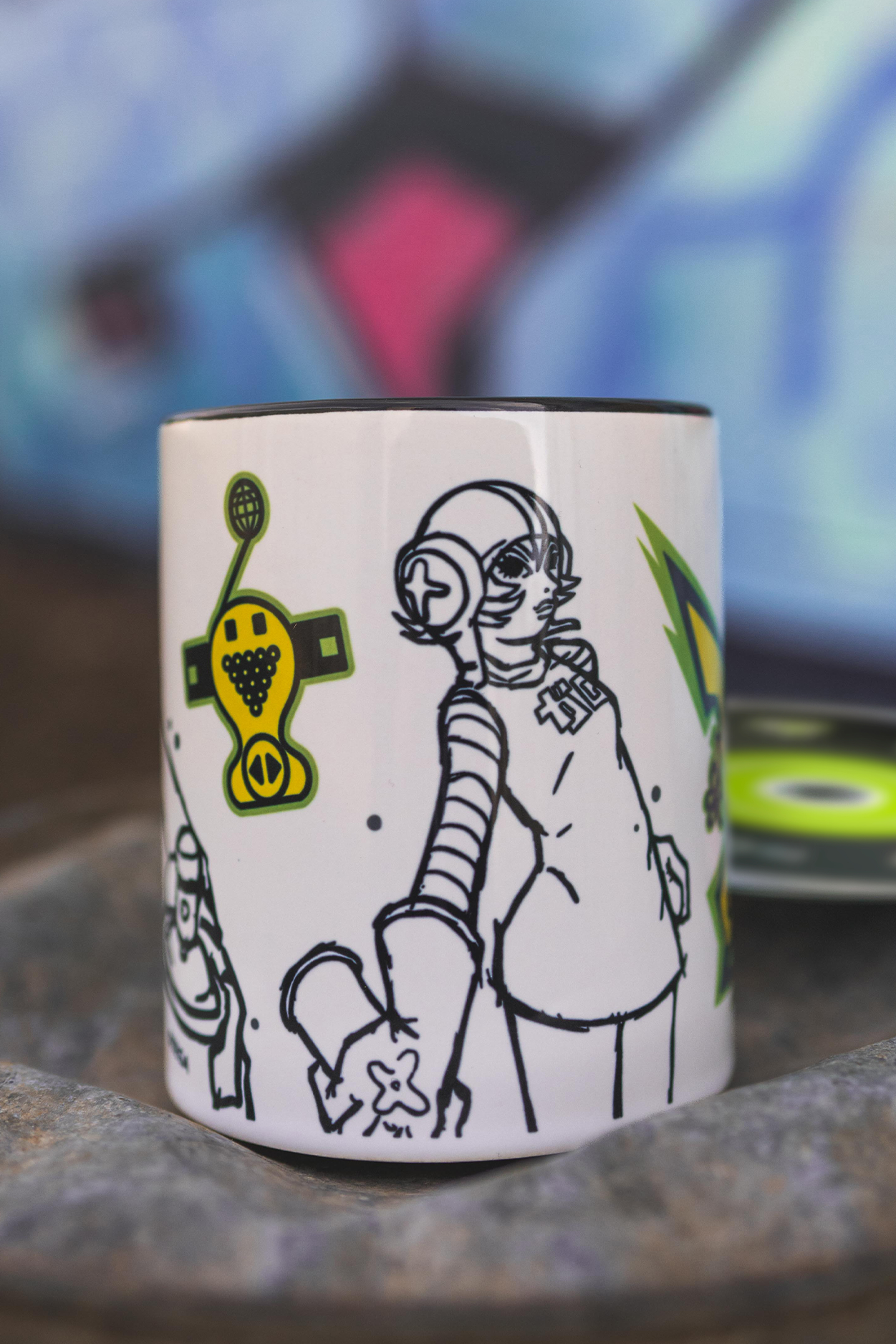 Jet Set Radio Beat and Gum Graffiti Mug