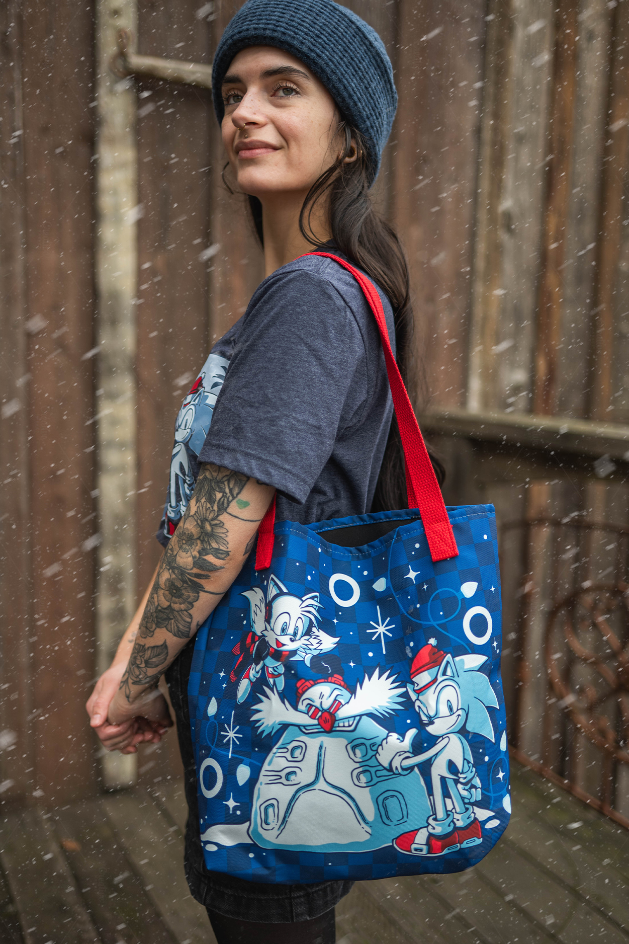 Sonic the Hedgehog: Snow Day Tote
