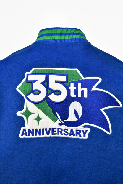Sonic the Hedgehog: 35th Anniversary Varsity Jacket