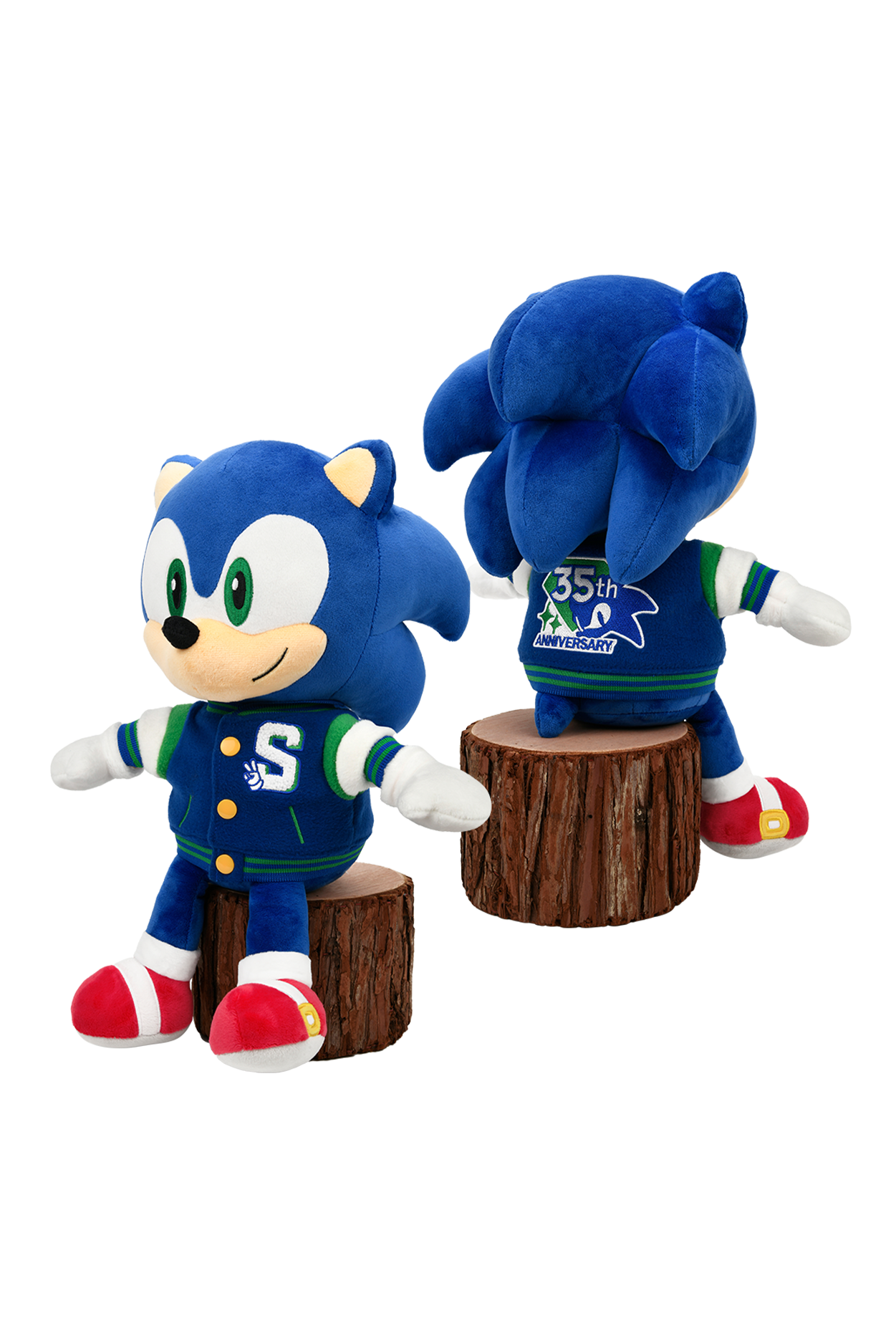 Sonic the Hedgehog: 35th Anniversary Varsity Jacket Buddy Plush
