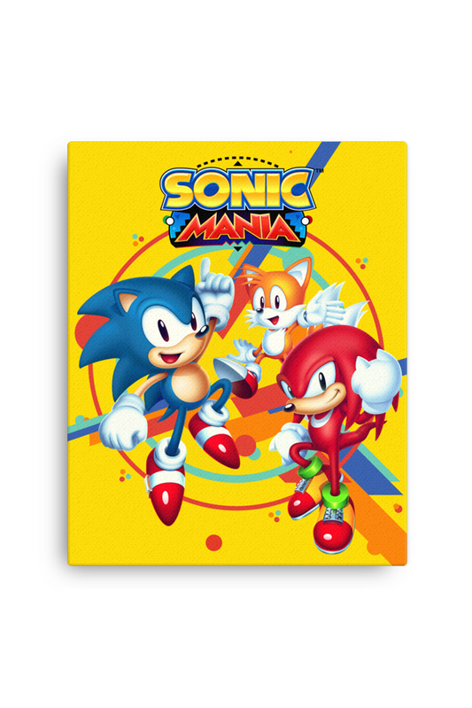 Sonic the Hedgehog: Sonic Mania Key Art Canvas Print