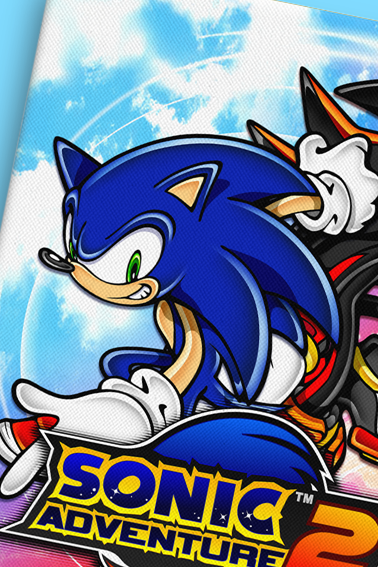 Sonic the Hedgehog: Sonic Adventure 2 Key Art Canvas Print – SEGA Shop