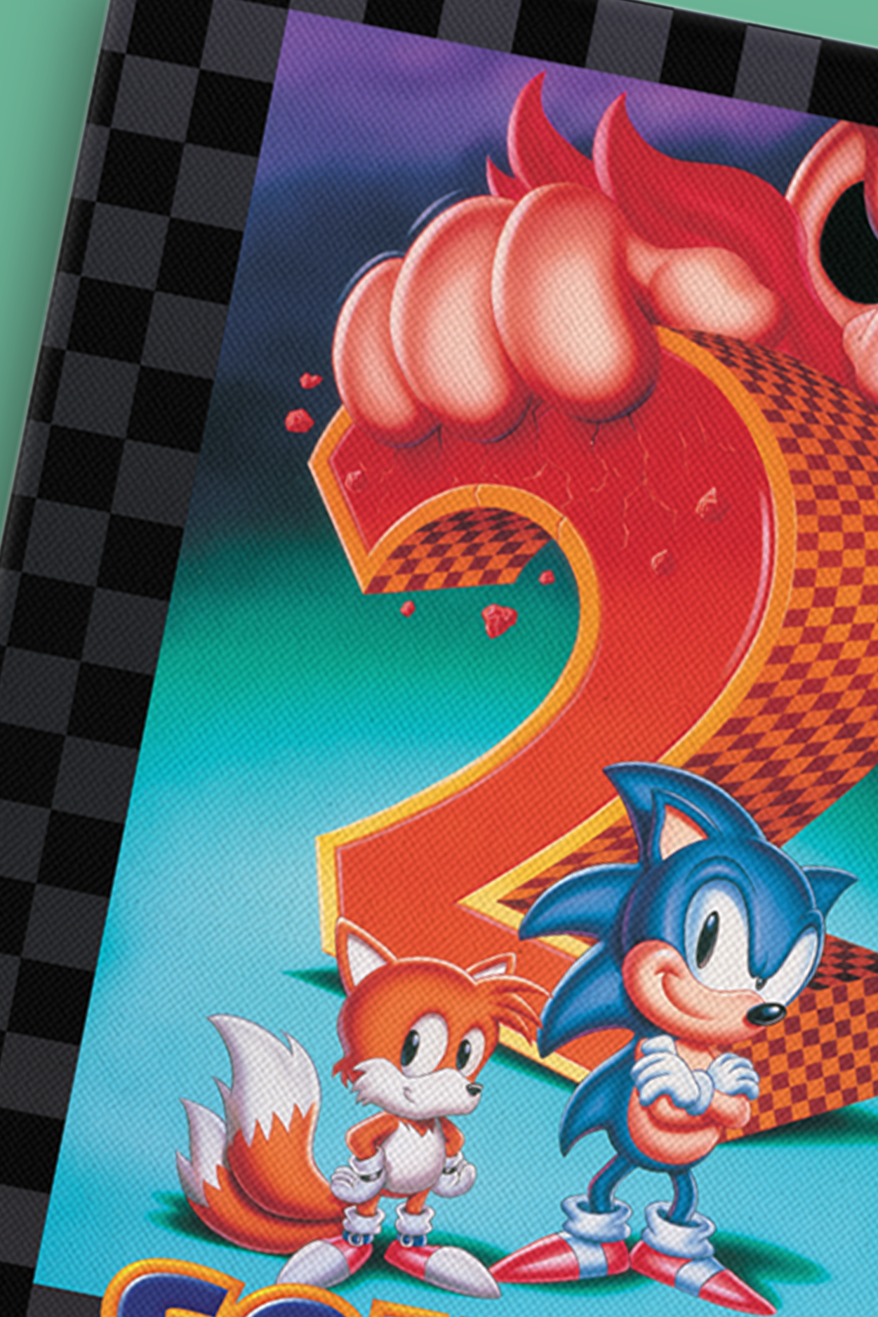 Sonic the Hedgehog 2: Key Art Canvas Print
