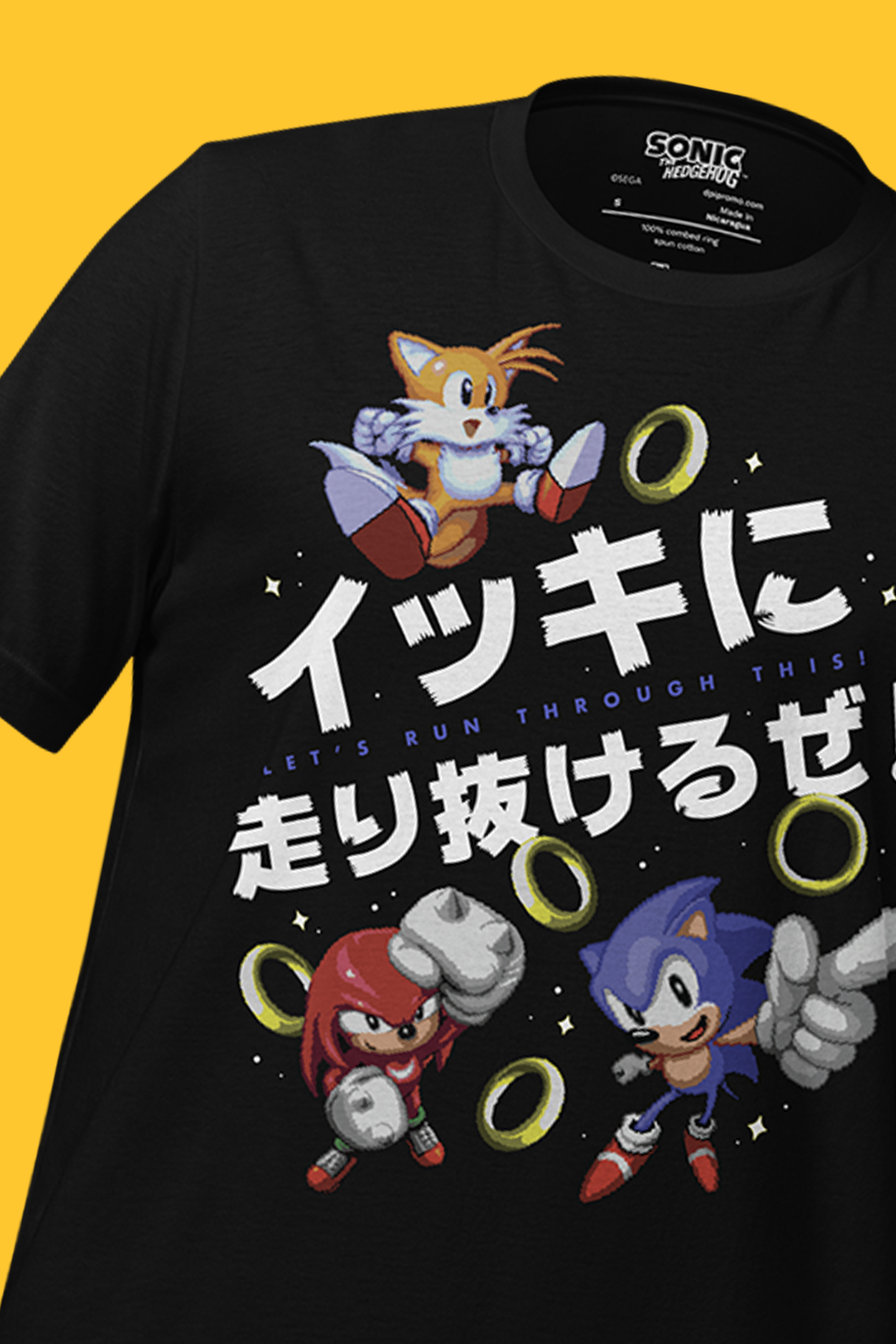 Sonic The Hedgehog: Let's Run Through This! Tee – SEGA Shop
