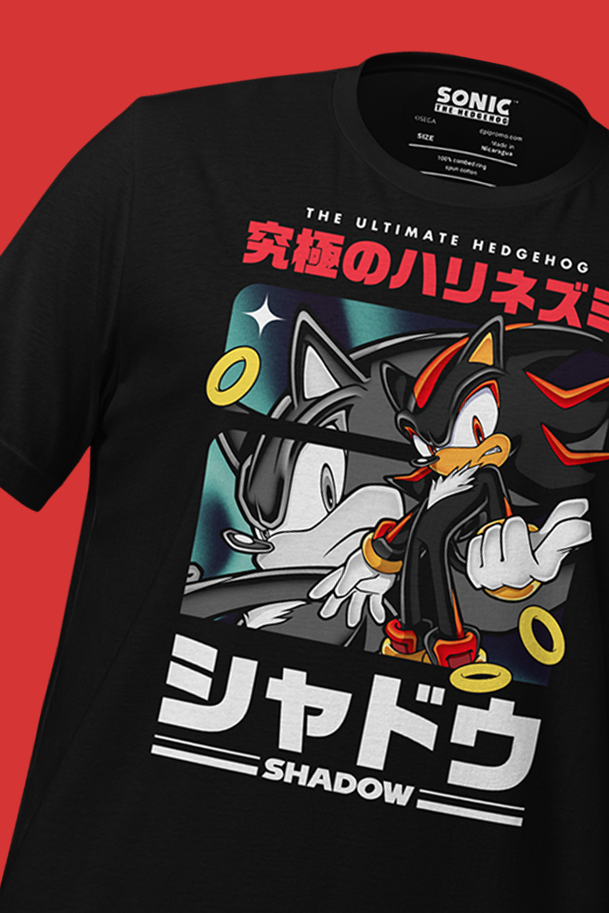 Sonic the Hedgehog: Sonic Adventure 2 Shadow Tee – SEGA Shop Sonic the Hedgehog: Sonic Adventure 2 Shadow Tee – SEGA Shop