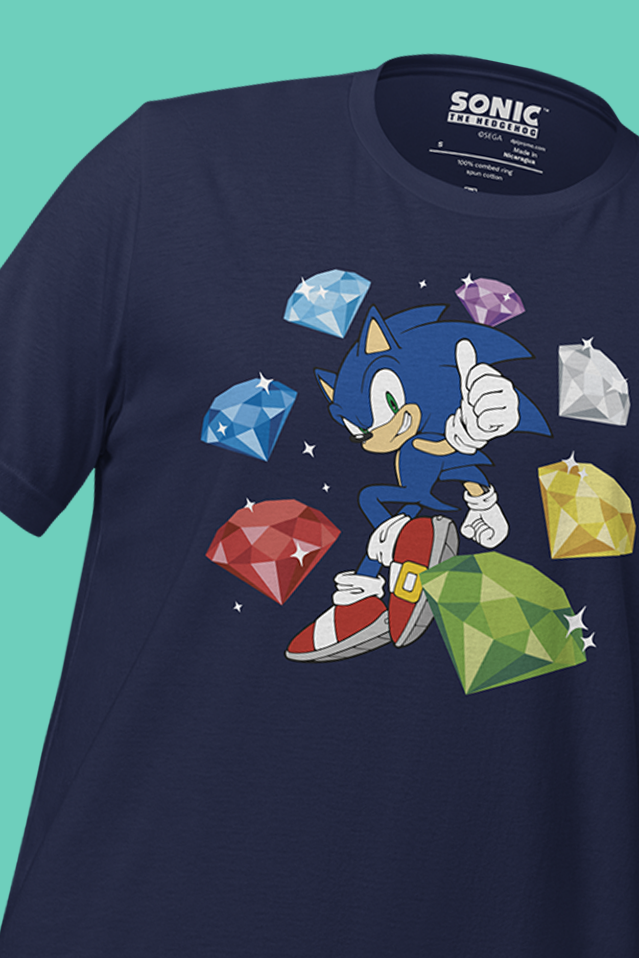 Sonic the Hedgehog: 35th Anniversary Chaos Emerald Tee