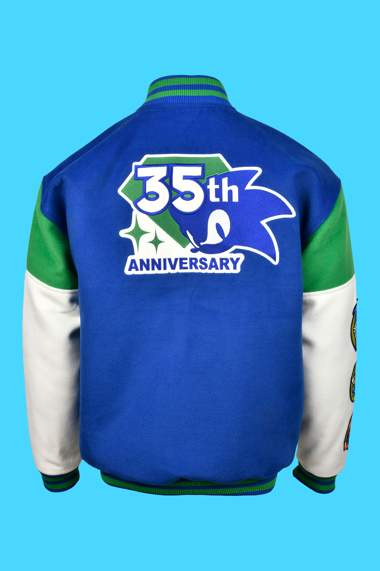 Sonic the Hedgehog: 35th Anniversary Varsity Jacket