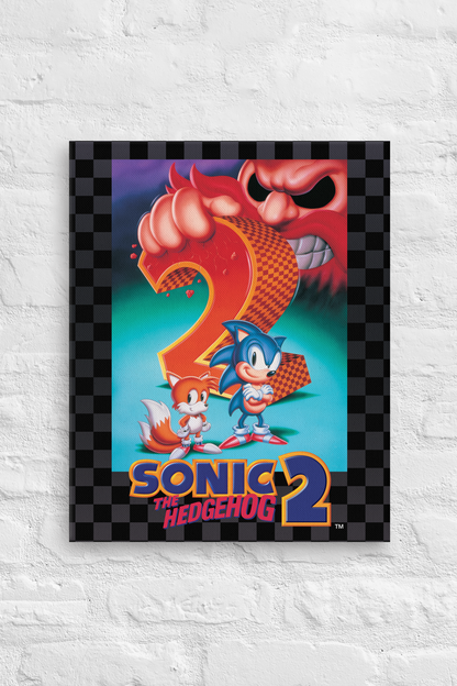 Sonic the Hedgehog 2: Key Art Canvas Print