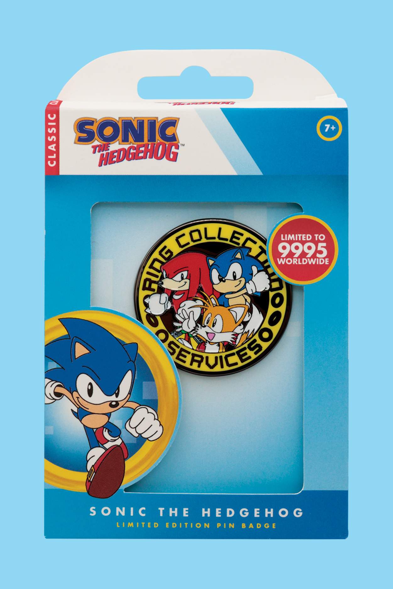 Sonic the Hedgehog: Sonic, Tails and Knuckles Pin Badge by Fanattik
