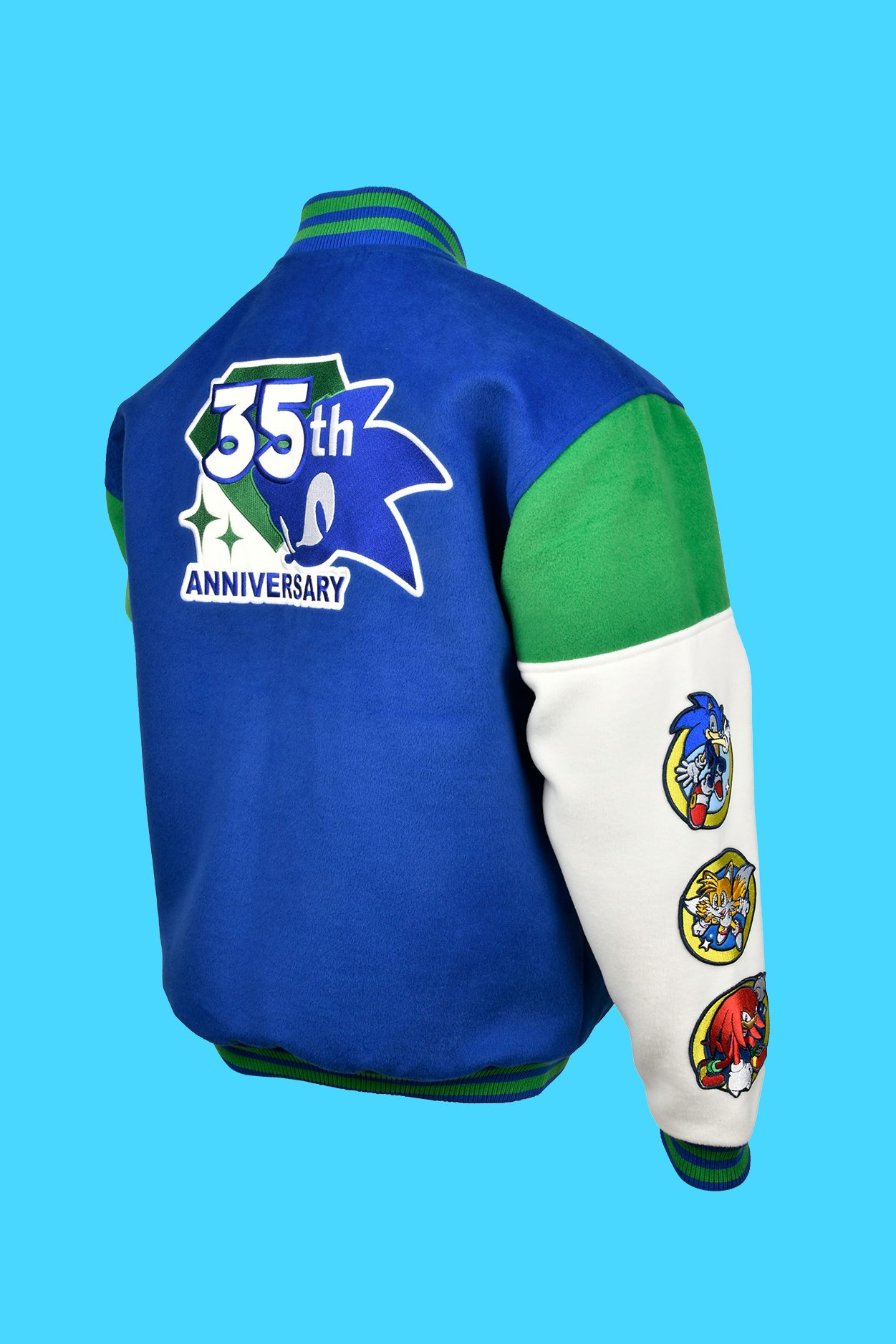 Sonic the Hedgehog: 35th Anniversary Varsity Jacket