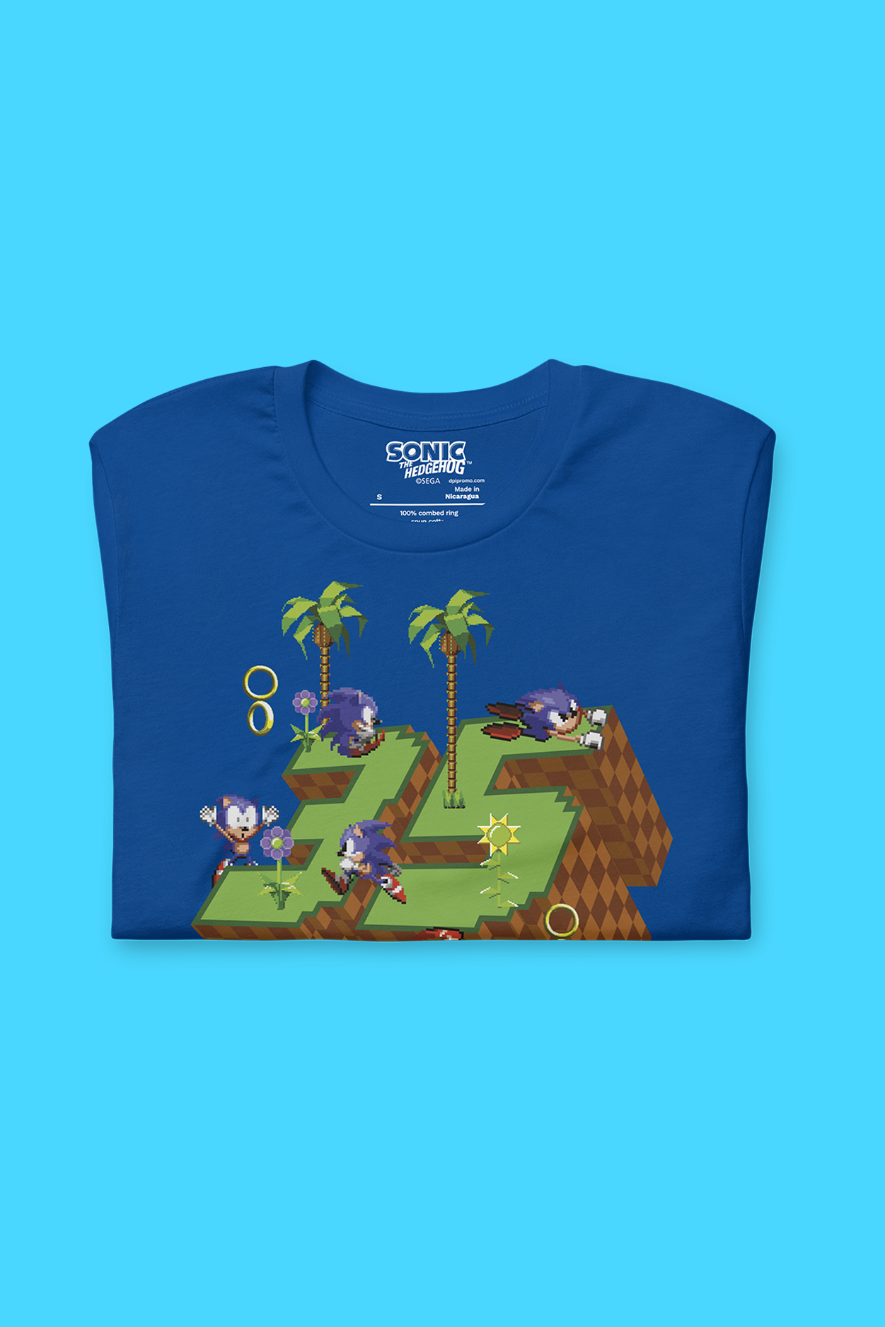 Sonic the Hedgehog: 35th Anniversary Green Hill Zone Tee