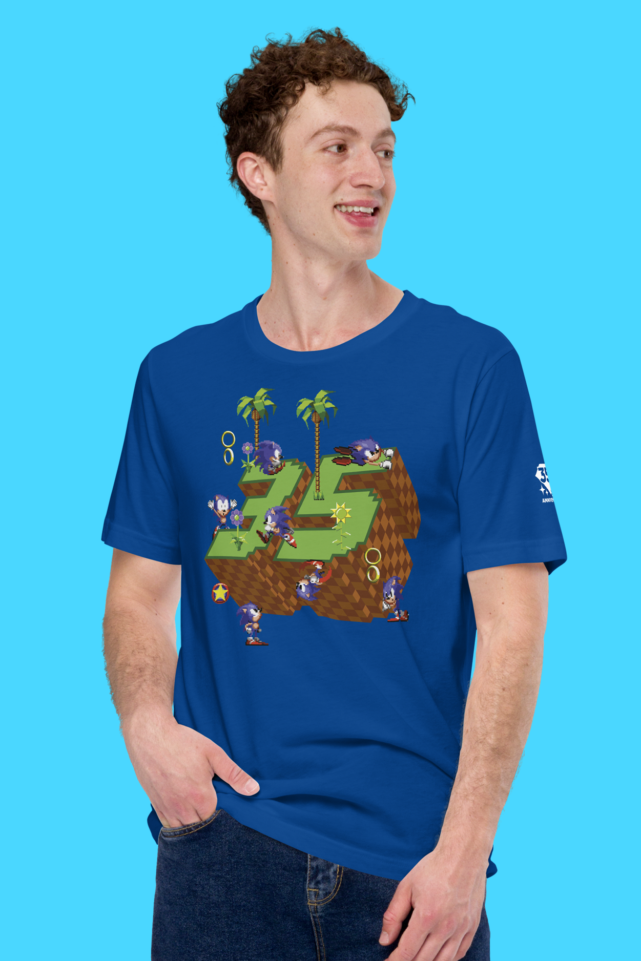 Sonic the Hedgehog: 35th Anniversary Green Hill Zone Tee