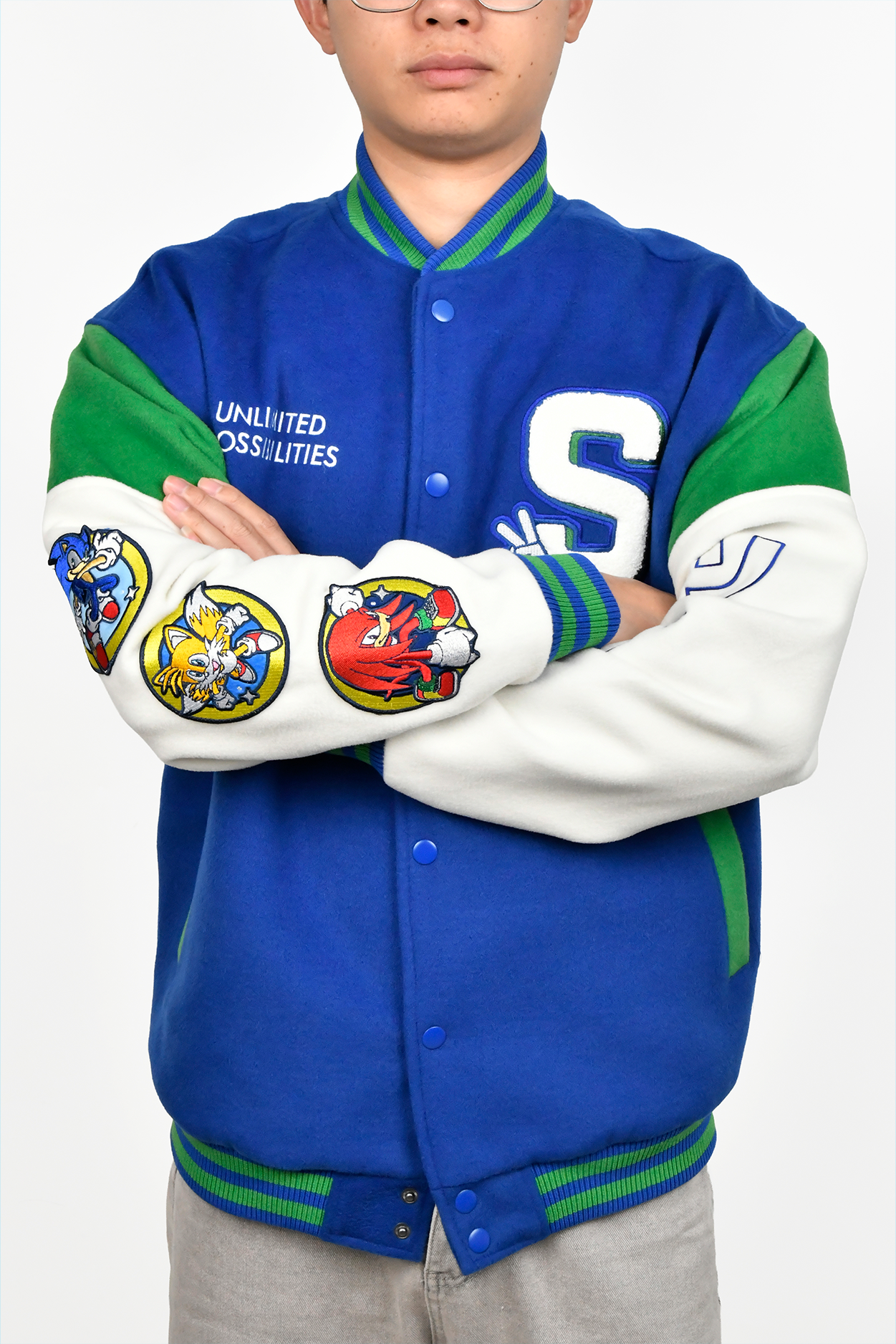 Sonic the Hedgehog: 35th Anniversary Varsity Jacket