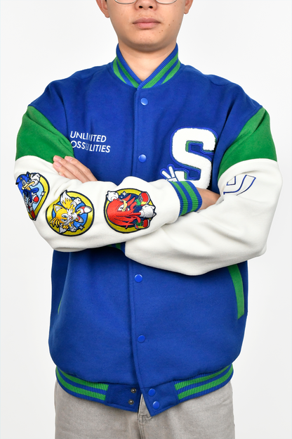 Sonic the Hedgehog: 35th Anniversary Varsity Jacket