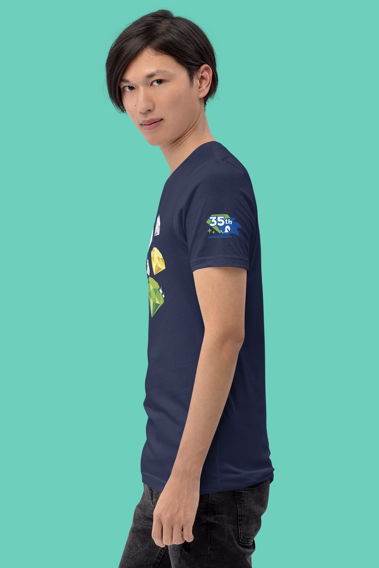 Sonic the Hedgehog: 35th Anniversary Chaos Emerald Tee