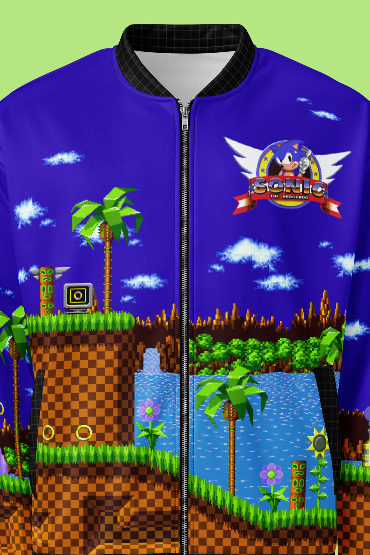 Sonic the Hedgehog: Green Hill Zone Bomber Jacket