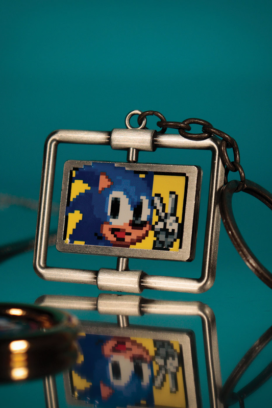 Sonic the Hedgehog: Spinning Keyring by Fanattik