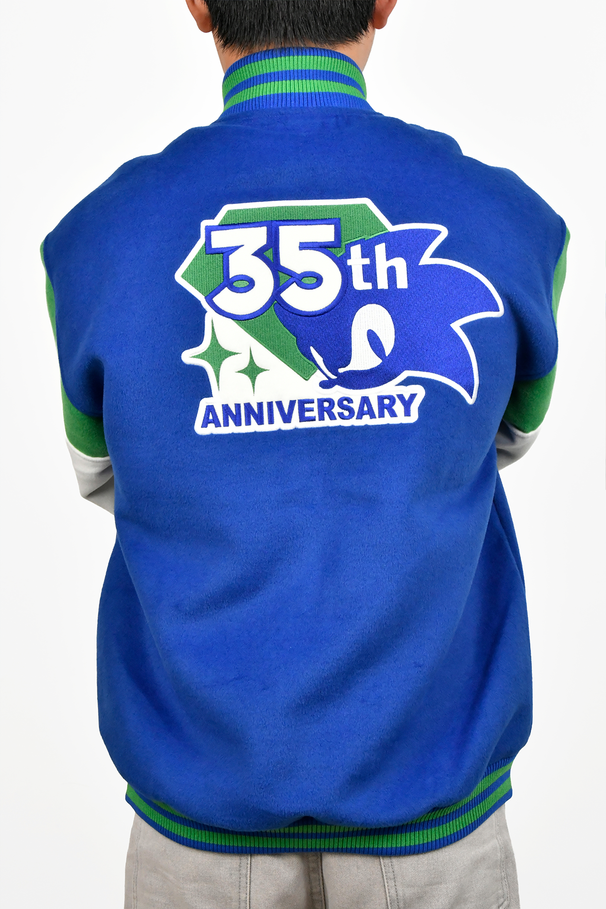Sonic the Hedgehog: 35th Anniversary Varsity Jacket