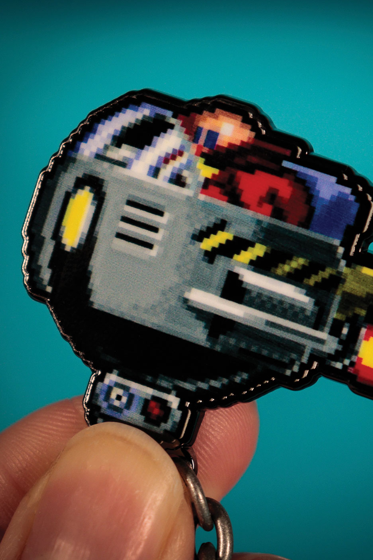 Sonic the Hedgehog: Dr. Eggman Egg Mobile Chained Pin Badge by Fanattik