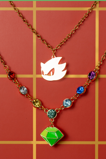 Sonic the Hedgehog: Super Sonic Emeralds Necklace