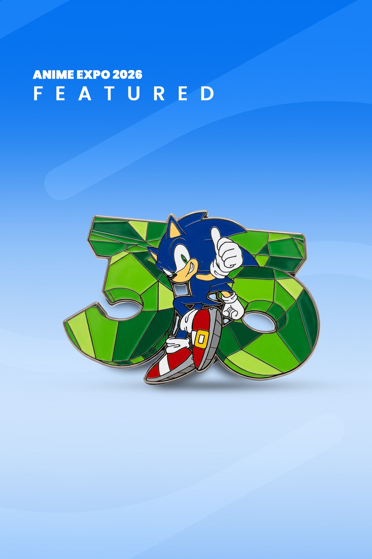 Sonic the Hedgehog: 35th Anniversary Pin