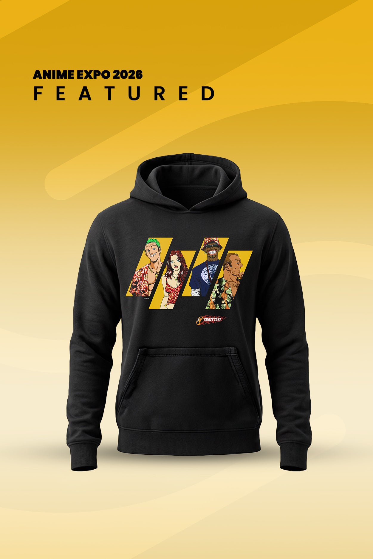 Crazy Taxi Character AX26 Hoodie