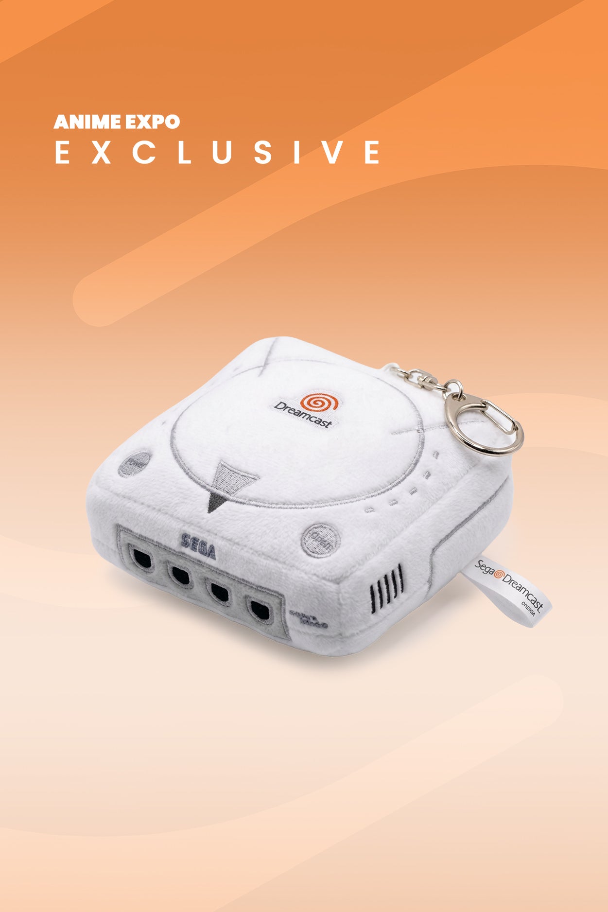 Sega: Dreamcast Console Plush Keychain