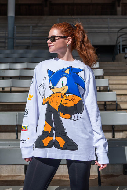 Sonic the Hedgehog: McLaren x Sonic 1000th GP Long Sleeve T-shirt